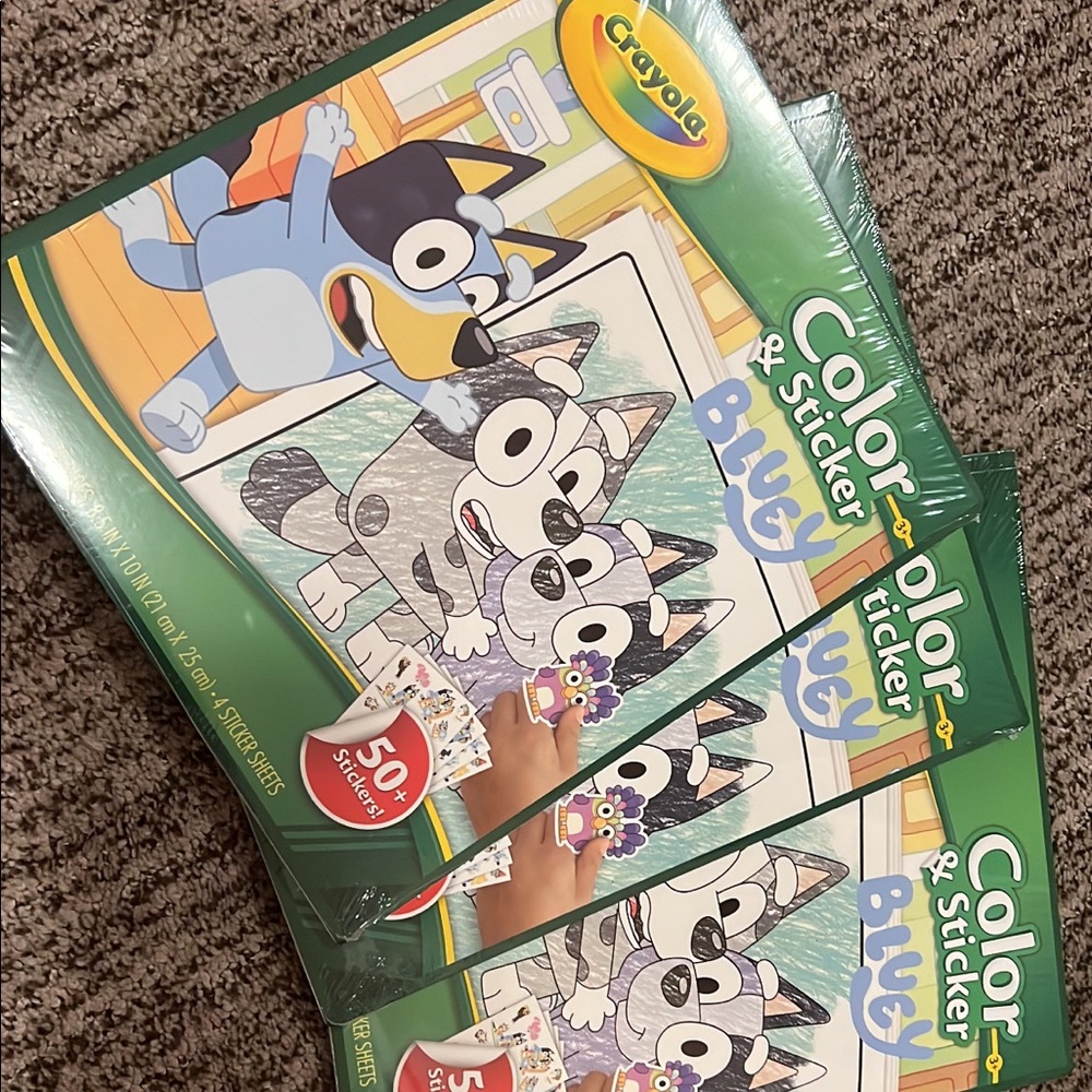 Bluey sticker books
